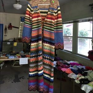 Long sweater rainbow