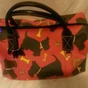 DOONEY AND BOURKE SCOTTIE TERRIER SMALL DUFFLE BAG