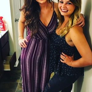 Purple jumpsuit: worn ONCE!