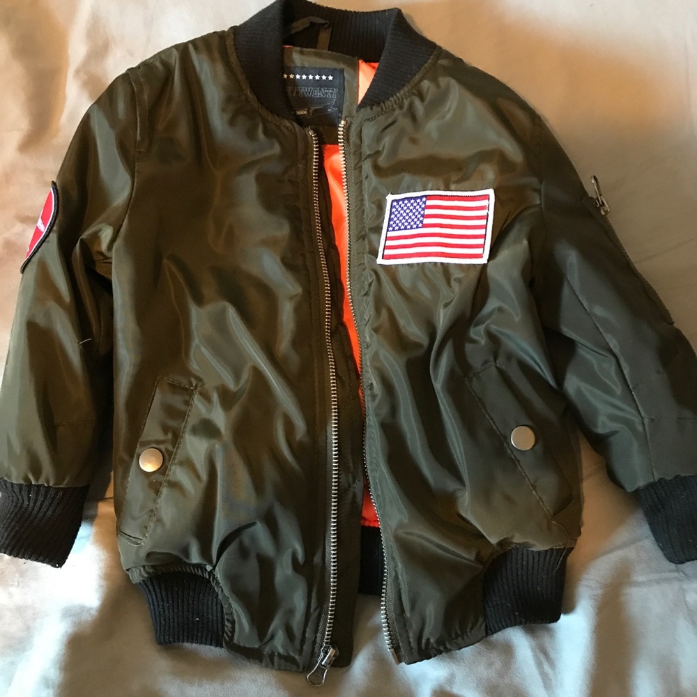 Toddler bomber jacket