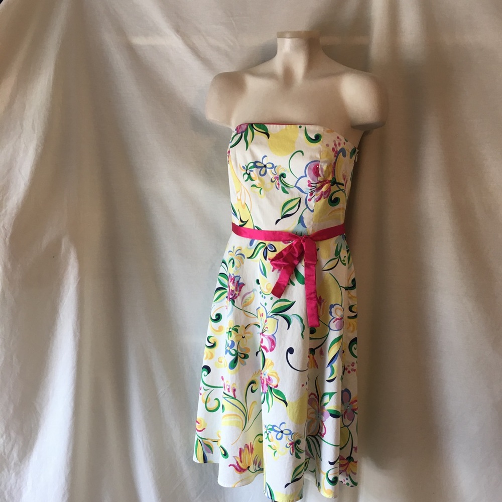Strapless Summer Floral Sz 6.  Spenser Jeremy.