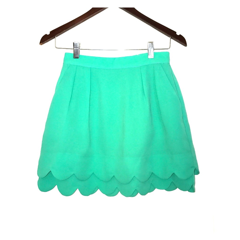 Green South Moon Under Skirt with pockets