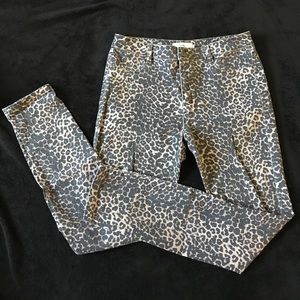 Cheetah Print Skinny Jeans