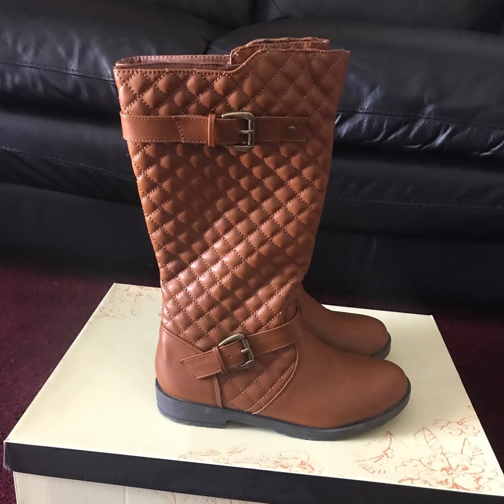 Cognac Riding Boots
