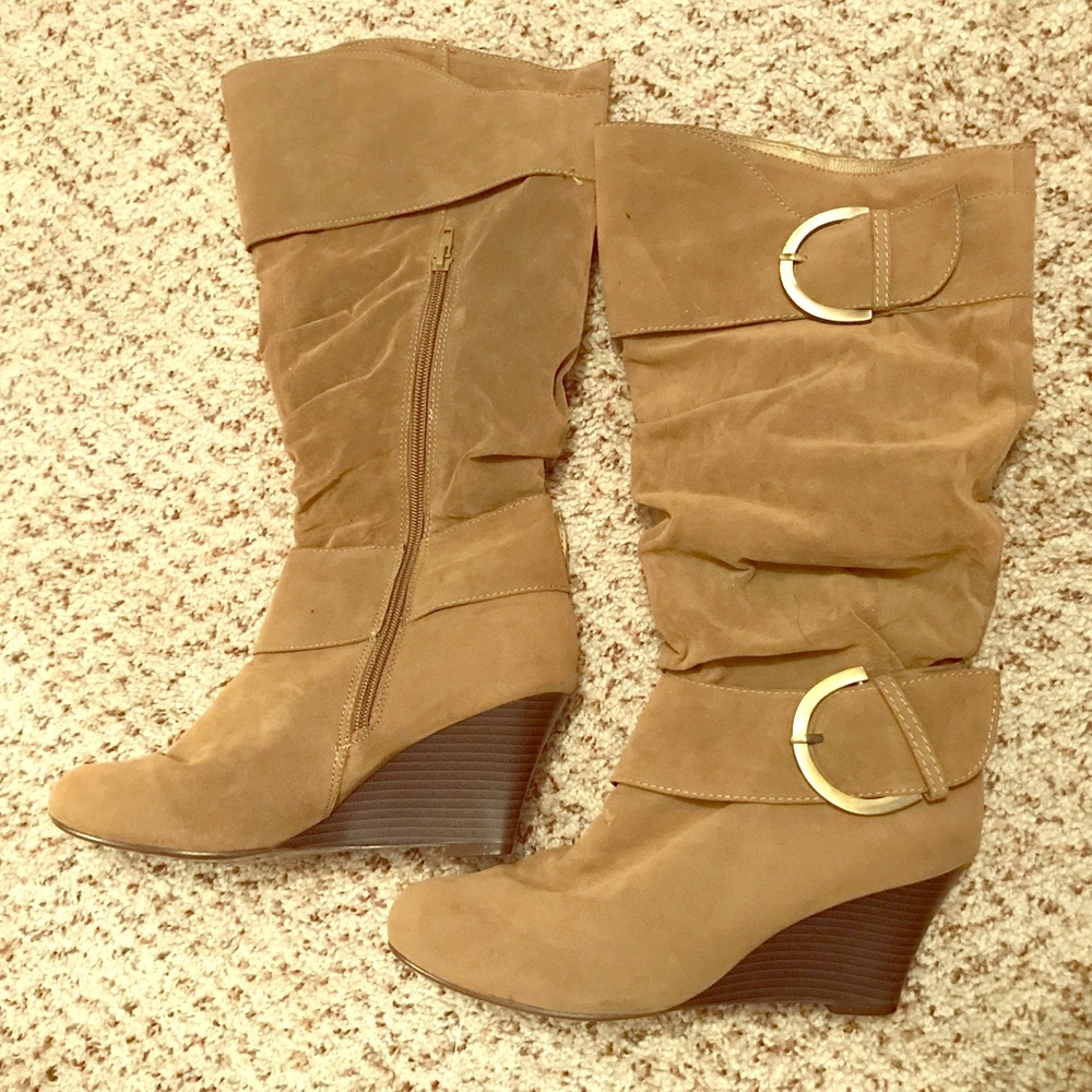Tall Tan Boots