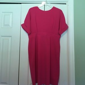 ASOS maternity dress in pink