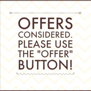 Make an offer if you like it! ❤🌺