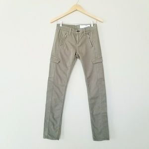 Rag & Bone Skinny Cargo Military Khaki Pants 26