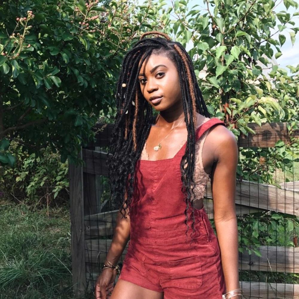red overalls from forever 21