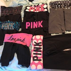 VS Pink yogas! Three different styles.