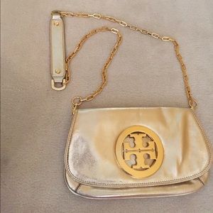 Gold Tory Burch crossbody