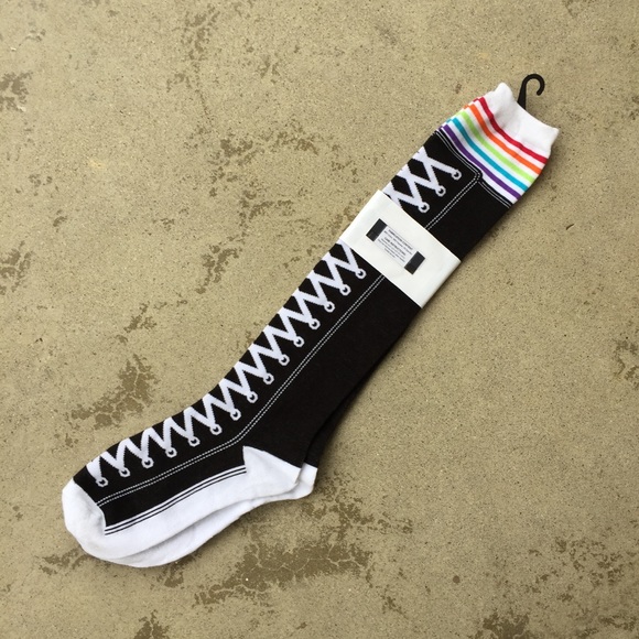 K Bell Accessories - High top Sneaker Print Socks NWT K Bell Accessories - High top Sneaker Print Socks NWT