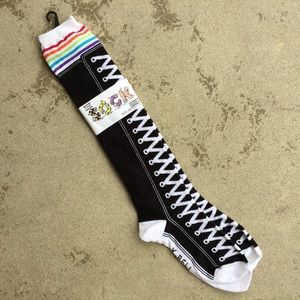 K Bell Accessories - High top Sneaker Print Socks NWT K Bell Accessories - High top Sneaker Print Socks NWT