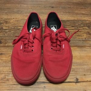 Red vans 9