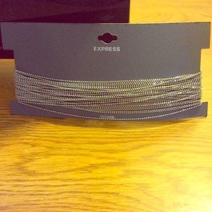 New silver Choker from Express!