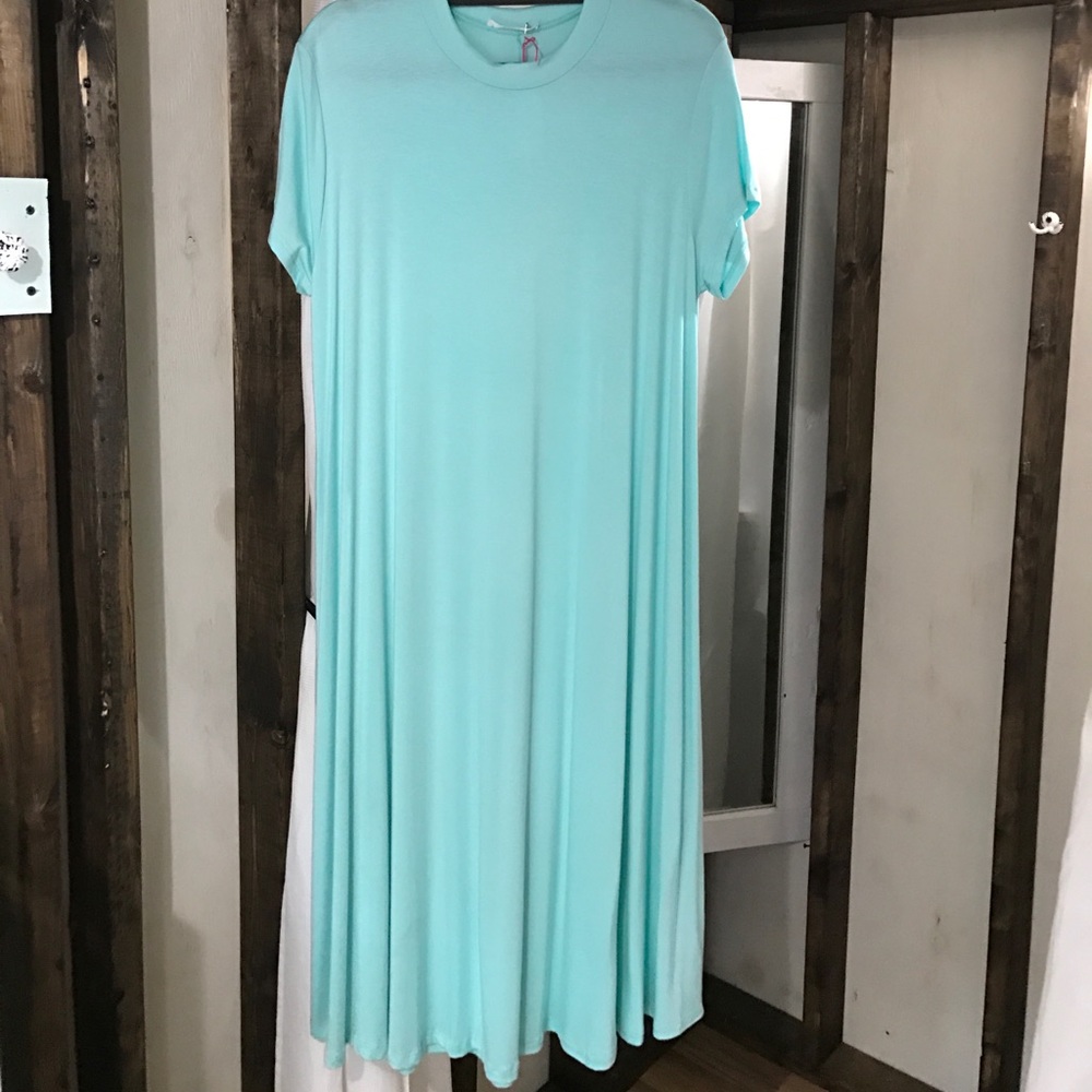 Mint t shirt dress