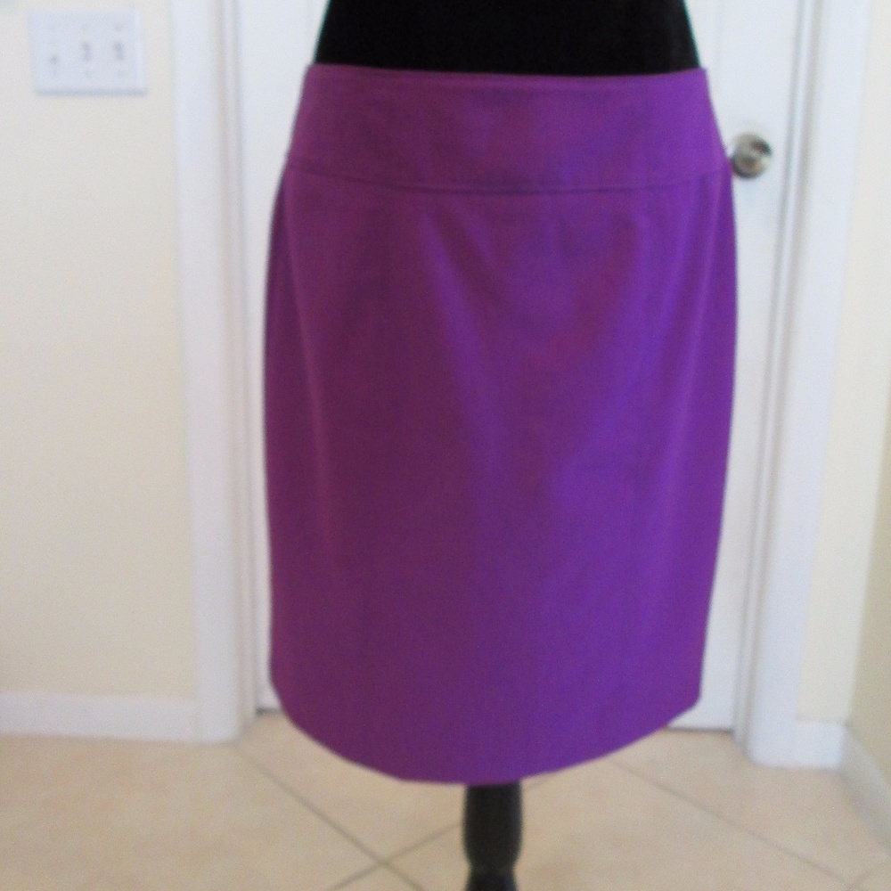 Purple Pencil Skirt