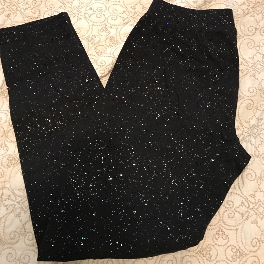 Sparkly leggings