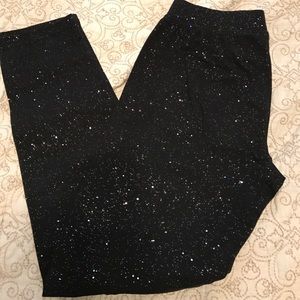 Sparkly leggings