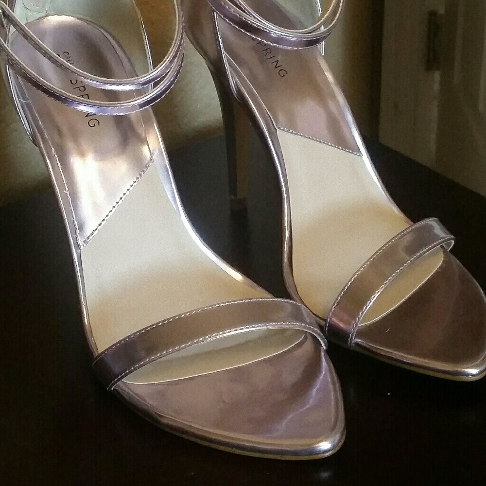 Call It Spring Metallic Heels - Picture 2 of 7