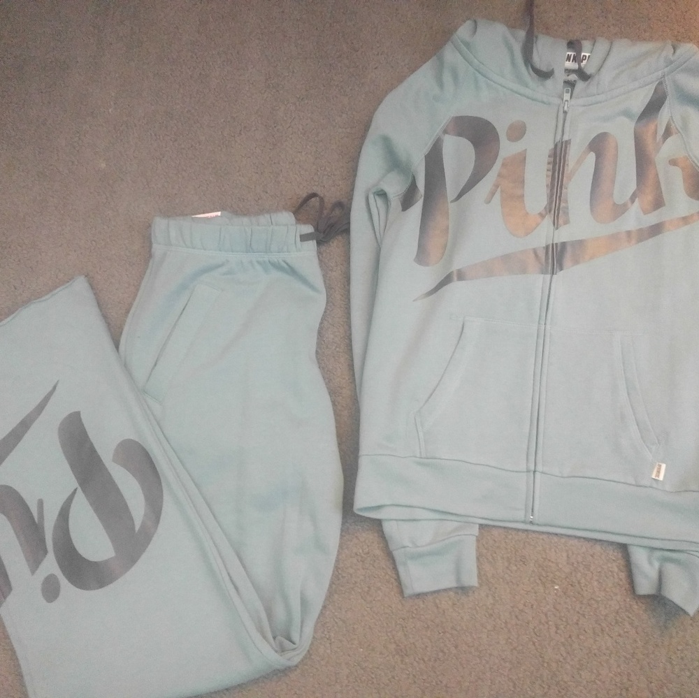 Pink sweat suit