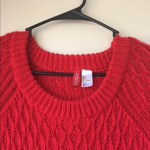 Red Knit Sweater