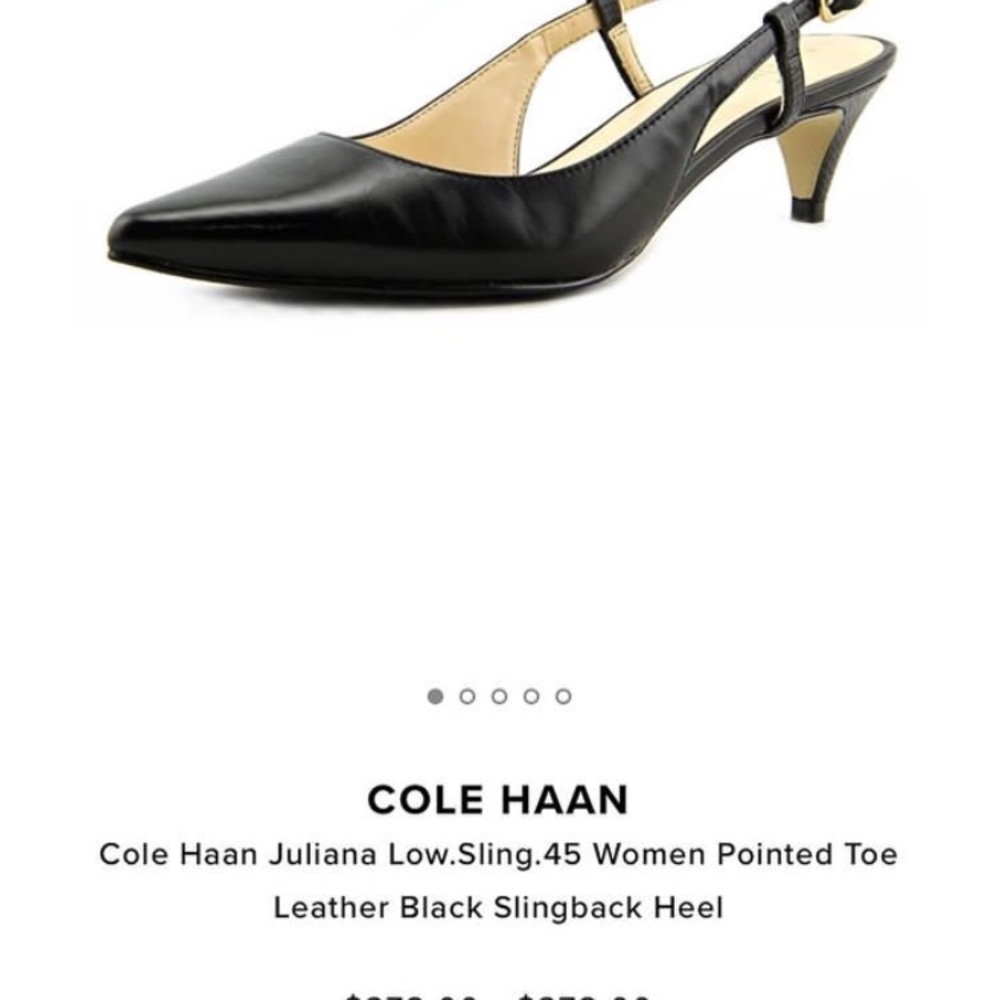 Cole Haan Juliana low heels Brand New