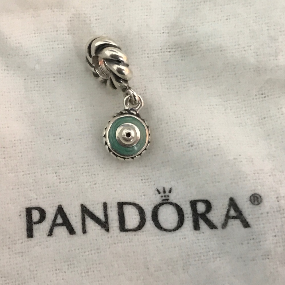 Authentic pandora evil eye charm