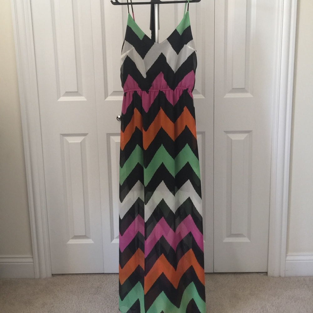 Zig-Zag Maxi Dress