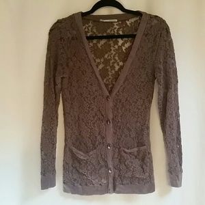 Maurices lace cardigan
