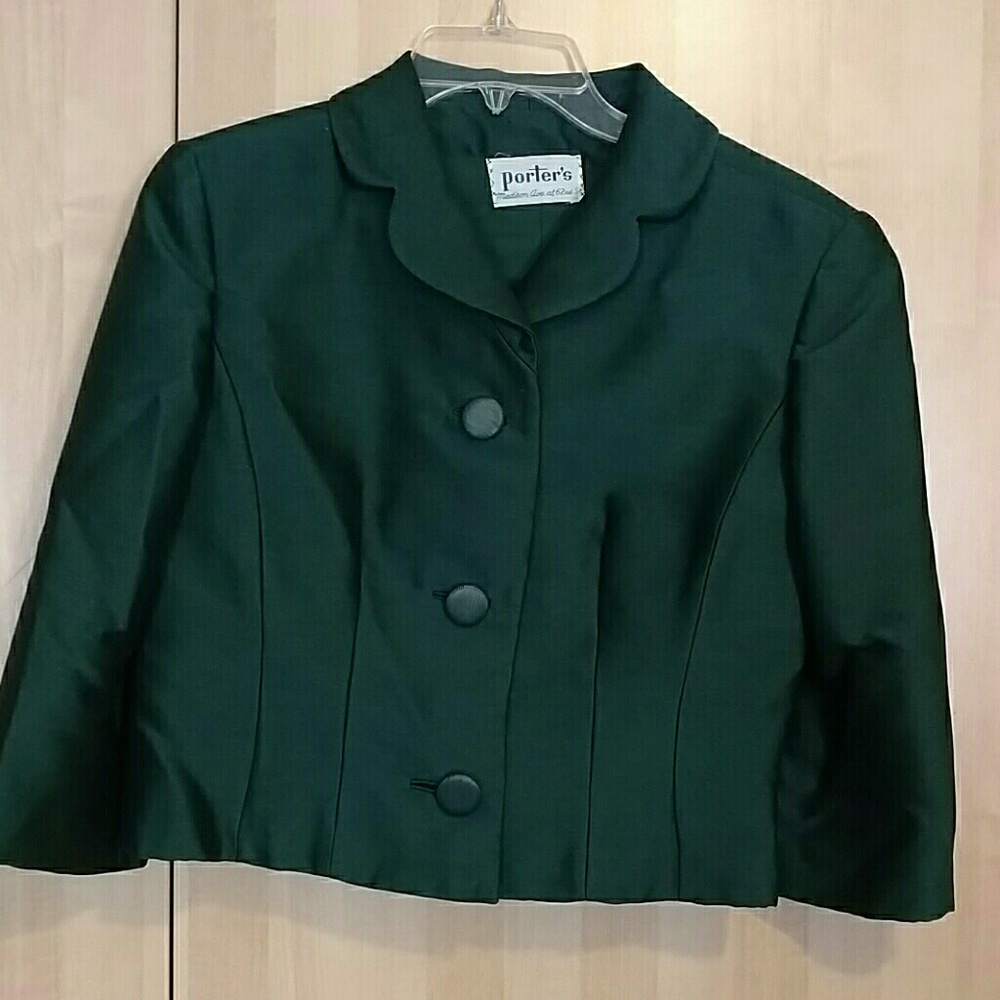HP! Vintage green jacket from Porter's Madison Ave