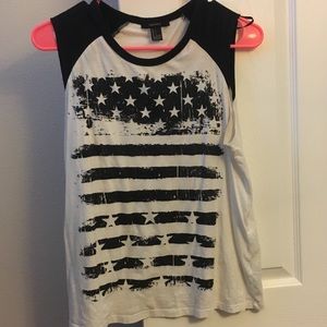 American flag Tank