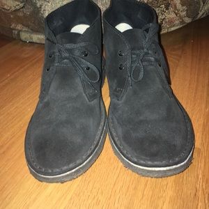 Black Clark suede Desert boots