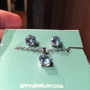 Effy Aquamarine  necklace & earrings