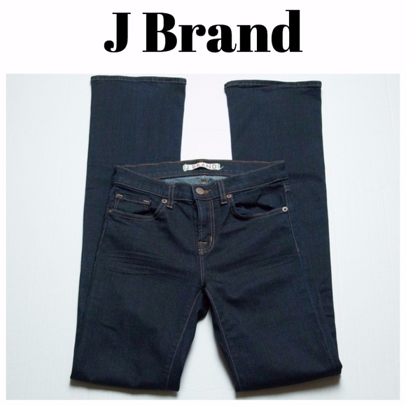 J Brand Denim - J BRAND STARLESS Slim Boot Leg Dark Wash Jeans S26