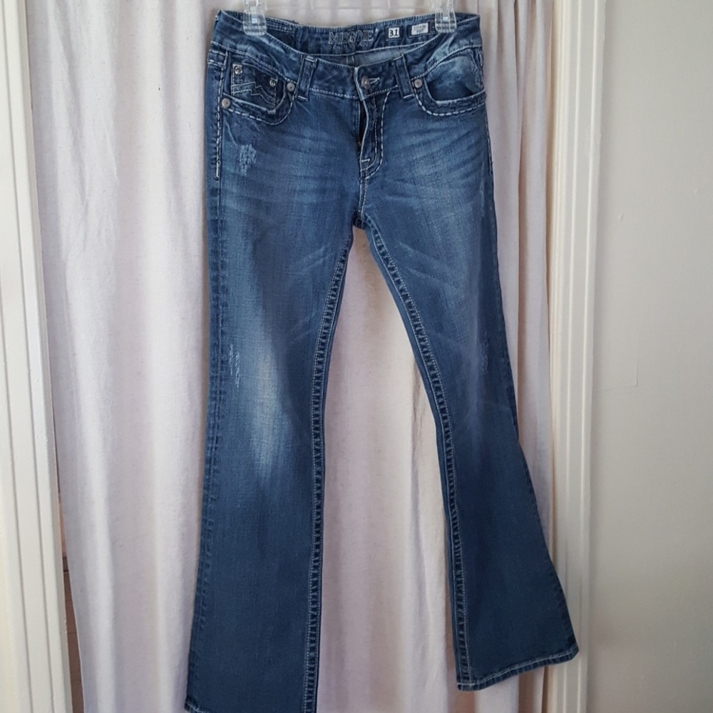 Miss Me Jeans, 29x33 per inside tag