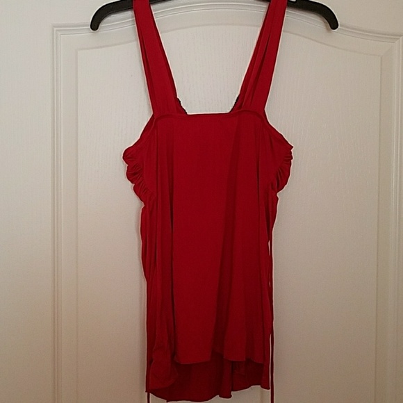 Red beaded dress tank - Picture 2 of 4