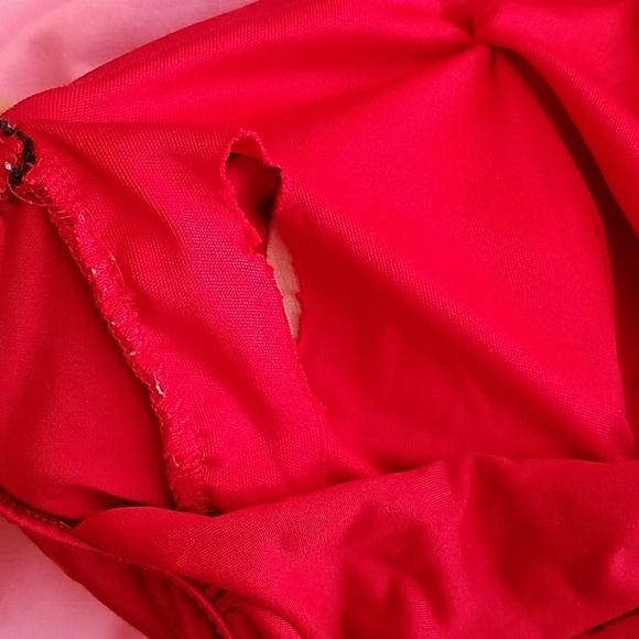 Red beaded dress tank - Picture 4 of 4