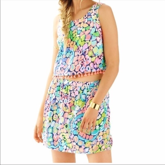 Lily Pulitzer new Sz 00 Brinley set gypsy Jungle - Picture 1 of 7