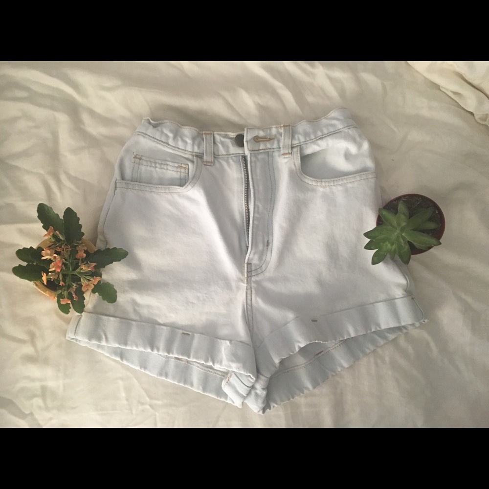 American Apparel High Waisted Shorts