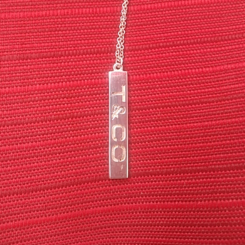 🌟🌟"T & CO." -DANGLING BAR PENDANT NECKLACE