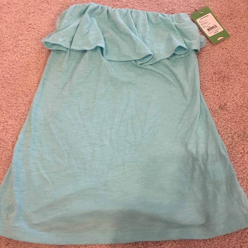 Strapless Lilly Pulitzer shirt