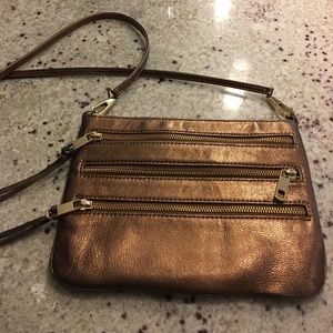 Rebecca Minkoff "Rocker" 3-Zip Crossbody Bag