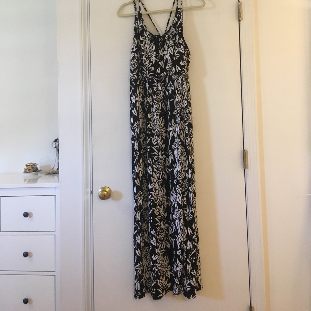 LOFT Tropical Maxi Dress