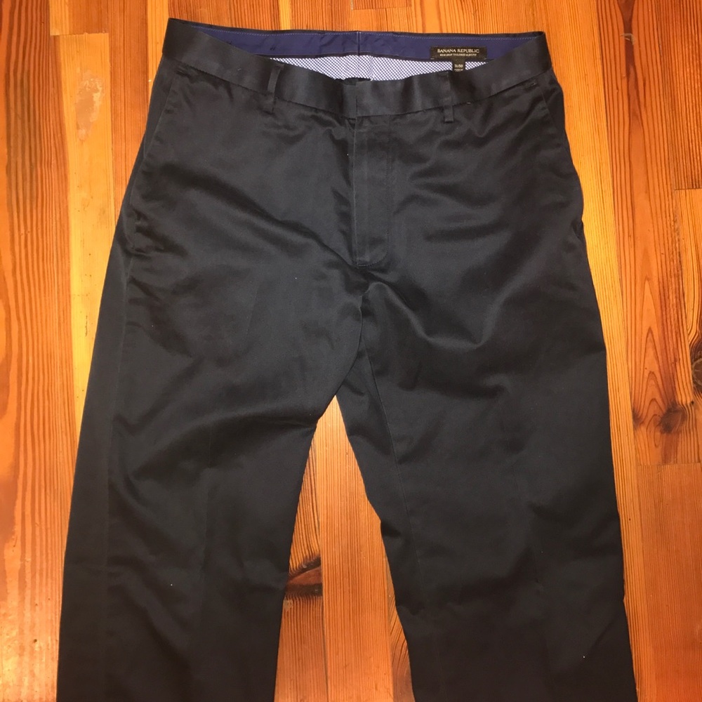 Banana Republic no-iron tailored slim pant 31x30