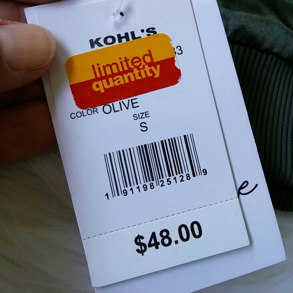 Little girls olive green bomber jacket - Picture 4 of 5