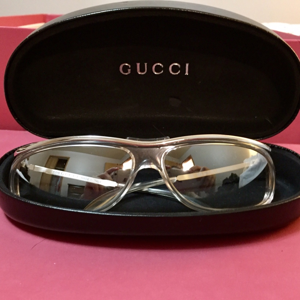 GUCCI Clear sport Sunglasses - MINT CNDTN