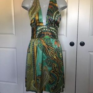 Bebe silk dress XS