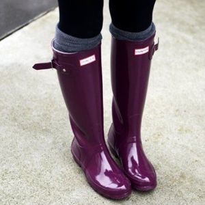 Purple Hunter Boots