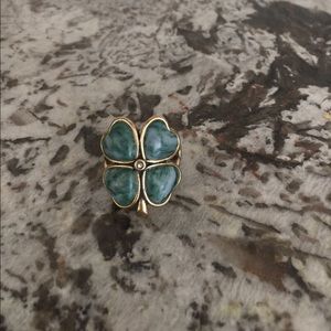 Four leaf clover lucky brand ring
